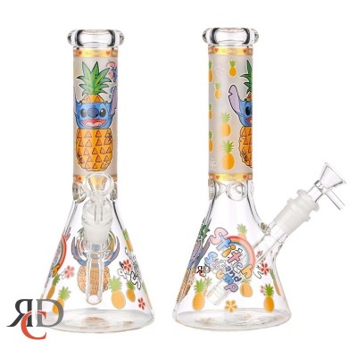 WATER PIPE BEAKER BEAR GLOW IN DARK WP12067 1CT